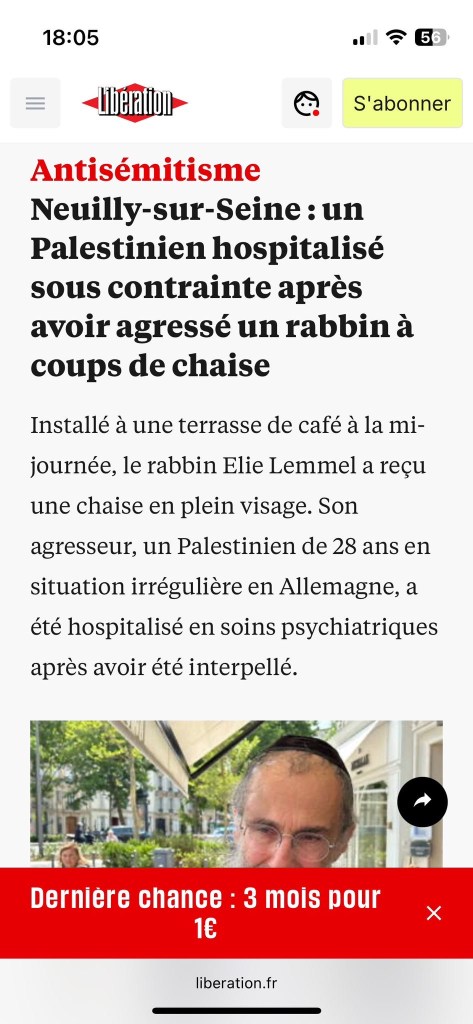 libération antisémitisme